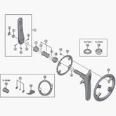 Shimano Fc-R9100-P Outer Cap Spares & Accesories